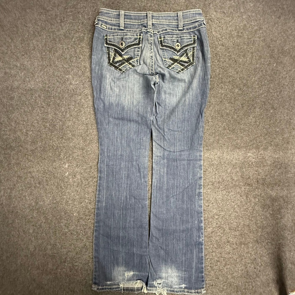 Ariat‎ Turquoise Bootcut Jeans Womens 30Lx33.5 Medium Wash Denim Stretch